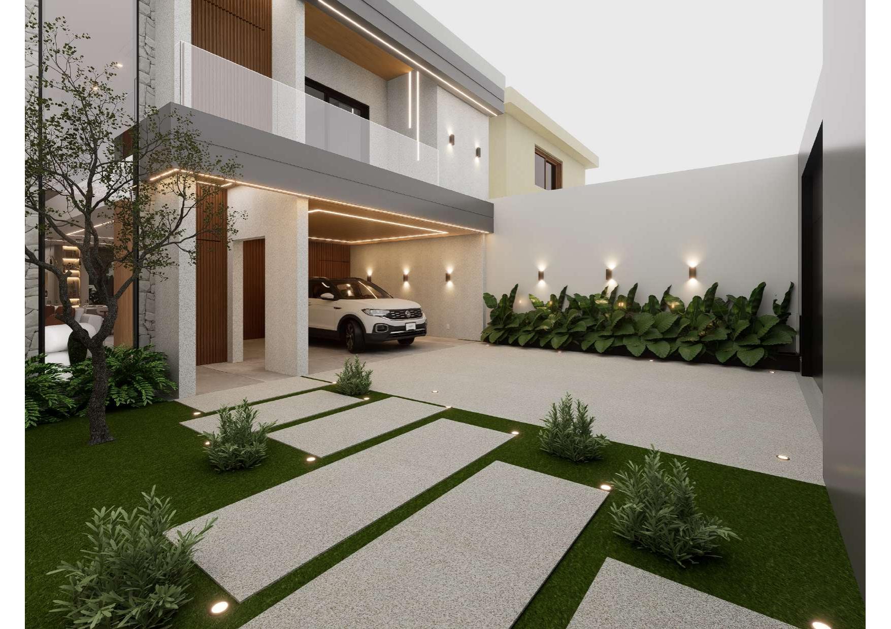 Residência Alex & Shirlei — Jardim externo